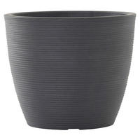 PFLANZENTOPF 38/32 cm  - Anthrazit, Basics, Kunststoff (38/32cm) - Siena Garden