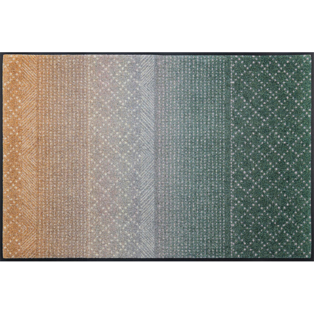 Esposa DVEŘNÍ ROHOŽKA, 75/120 cm, šedá, zelená, béžová