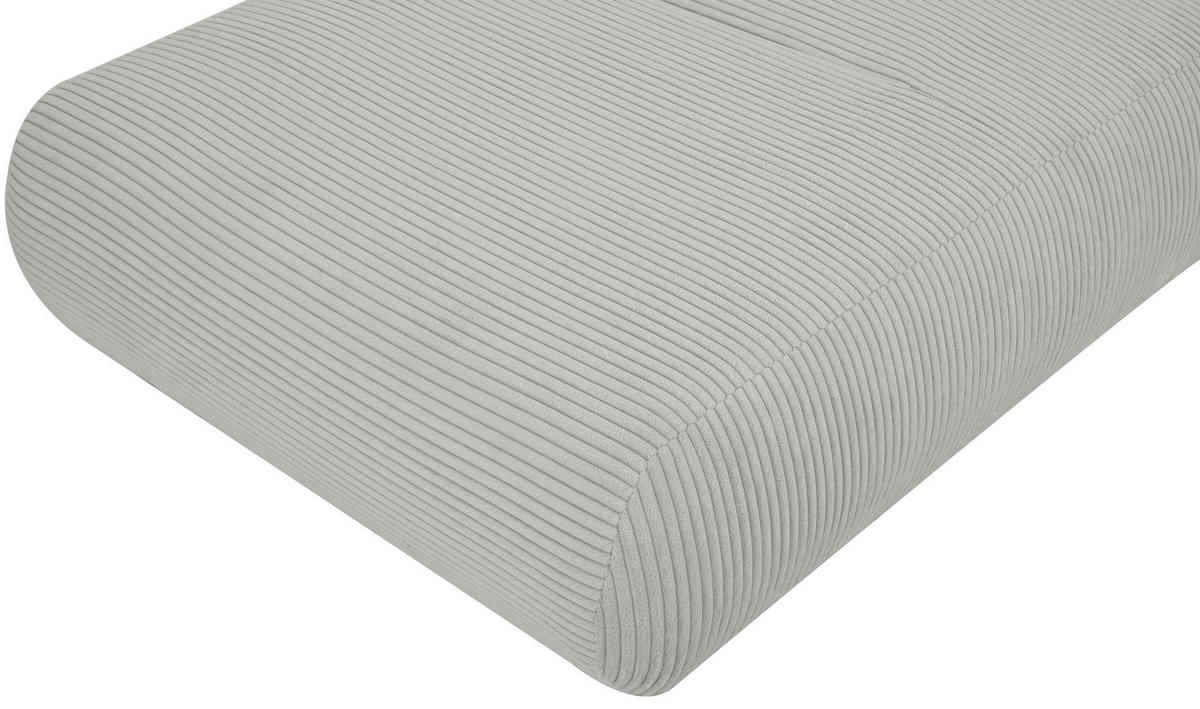 SCHLAFSESSEL in Cord Hellgrau  - Hellgrau, Design, Textil (81/88/160cm) - Livetastic