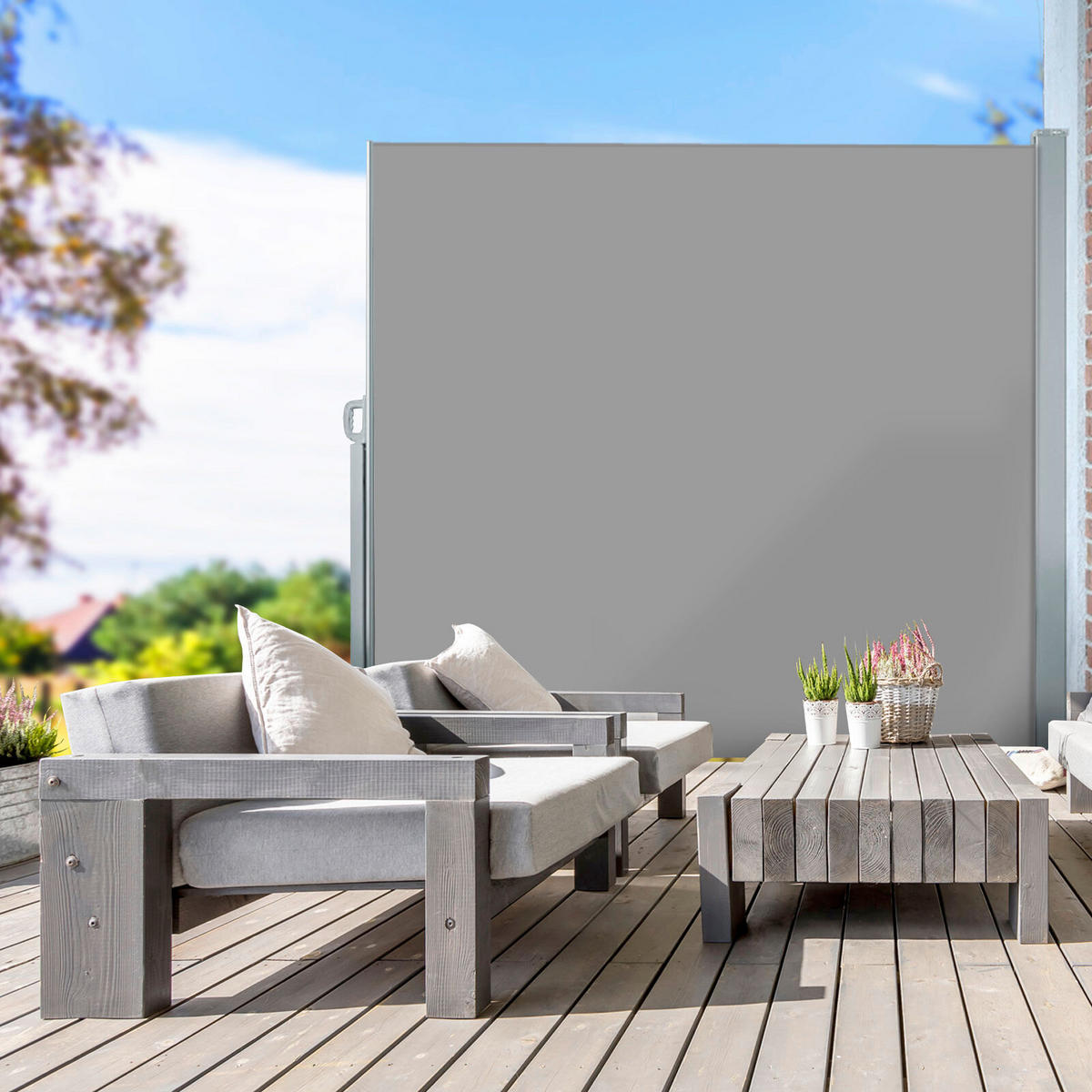 MARKISE - Anthrazit, Basics, Kunststoff (300/180cm) - Floordirekt
