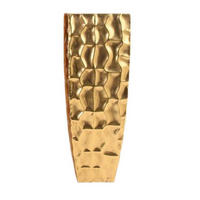 VIRÁGKASPÓ  - aranyszínű, Basics, fém (24/24/63.5cm)