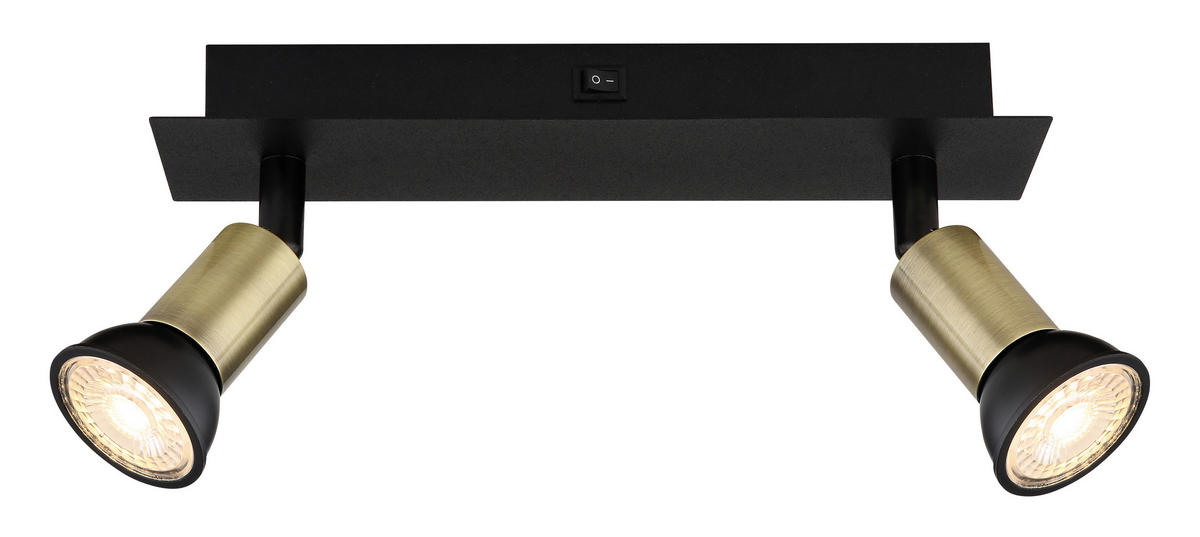 STRAHLER - Goldfarben/Schwarz, Design, Metall (25/6/9cm) - Globo