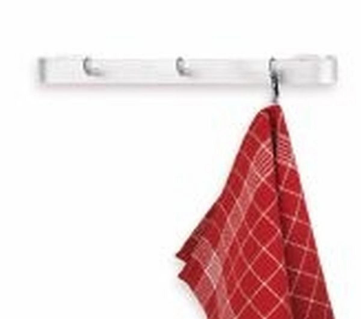 ZIDNI ČIVILUK  boja aluminijuma  metal  - boja aluminijuma, Konvencionalno, metal (32/3/7cm) - Carryhome