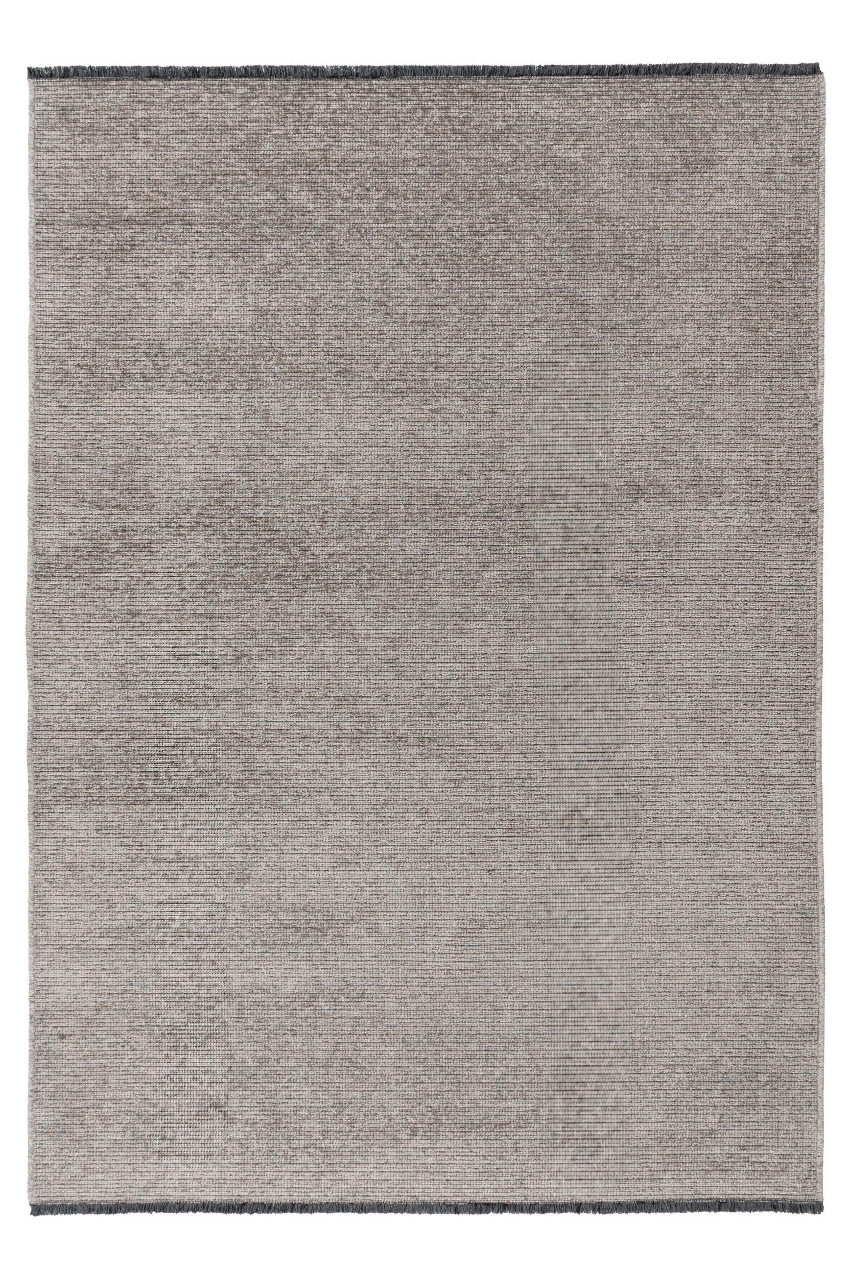 FLACHWEBETEPPICH 200/290 cm Roma Silberfarben  - Silberfarben, KONVENTIONELL, Textil (200/290cm) - Batucci