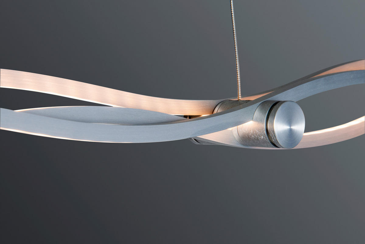 LED-HÄNGELEUCHTE  - Design, Metall (120,0/max.165 cm/10,0cm)
