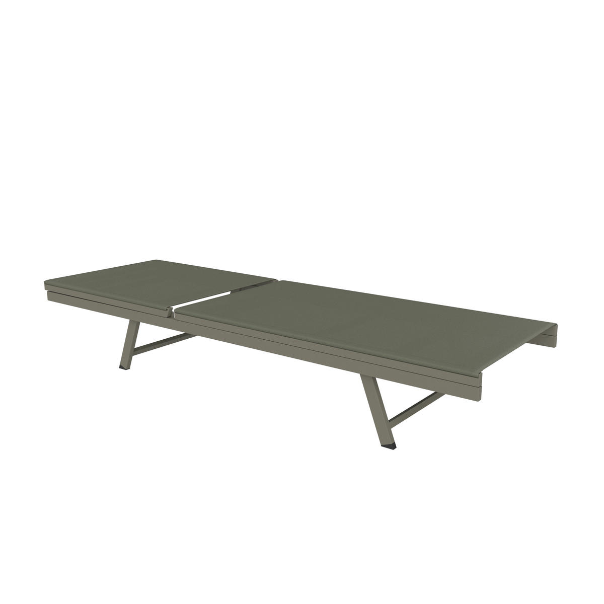 SONNENLIEGE 64/30/197 cm  - Grün, Modern, Textil/Metall (64/30/197cm) - Ambia Garden