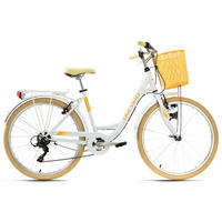 CITYBIKE 26 Zoll Damen  - Gelb/Weiß, Basics, Metall (180/70cm) - Atrigo