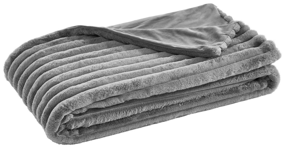 DEKA KRZNENA 150/200 cm  ZUZANA  - antracit, Konvencionalno, tekstil (150/200cm) - Novel