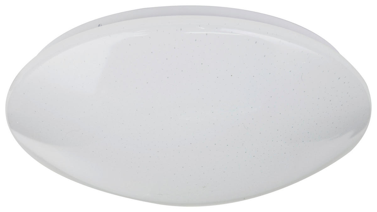 LED-DECKENLEUCHTE - Opal/Weiß, Basics, Kunststoff/Metall (39/11cm) - Globo