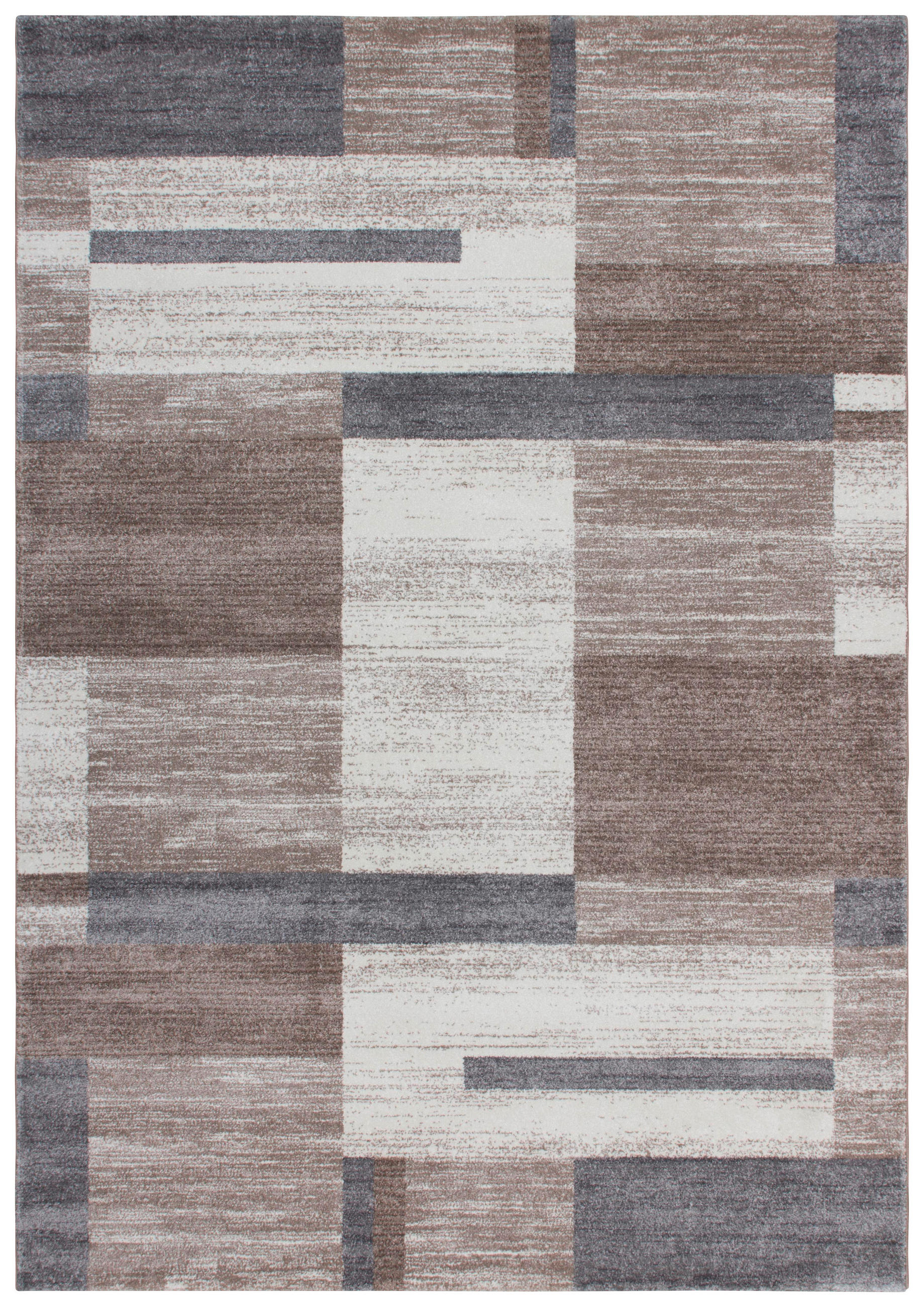 TKANI TEPIH FEELING 120X170 CM srebrna, bež - bež/srebrna, Osnovno, tekstil (120/170cm)