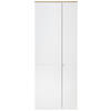 GARDEROBENSCHRANK 78/202/38 cm  - Silberfarben/Schwarz, Design, Holzwerkstoff/Kunststoff (78/202/38cm)