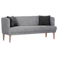 SITZBANK Textil Anthrazit, Eichefarben, Hellgrau  - Eichefarben/Anthrazit, Design, Holz/Textil (190/83/70cm) - Landscape