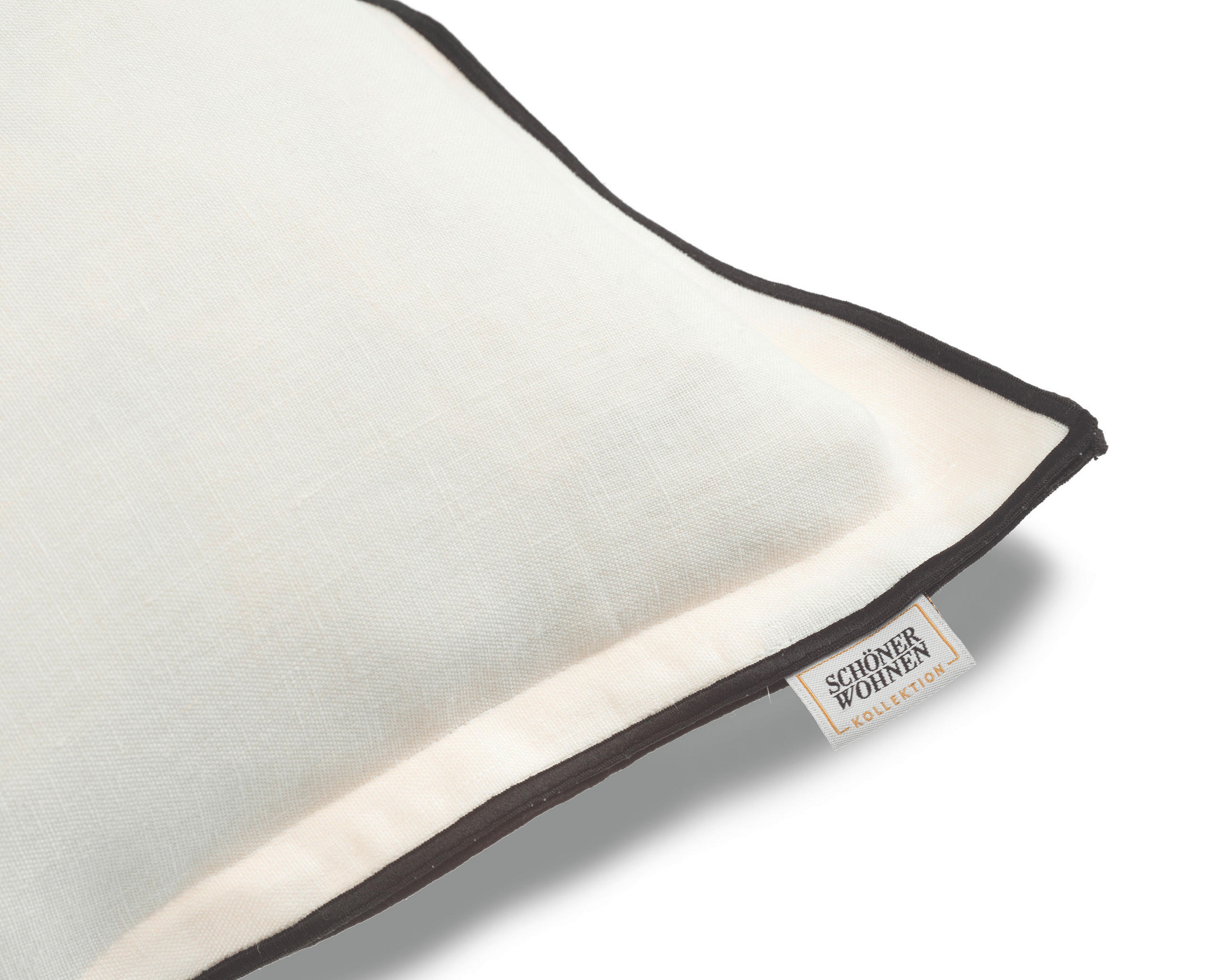 KISSENHÜLLE SW-LOOK 38/38 cm  - Weiß, Basics, Textil (38/38cm) - Schöner Wohnen