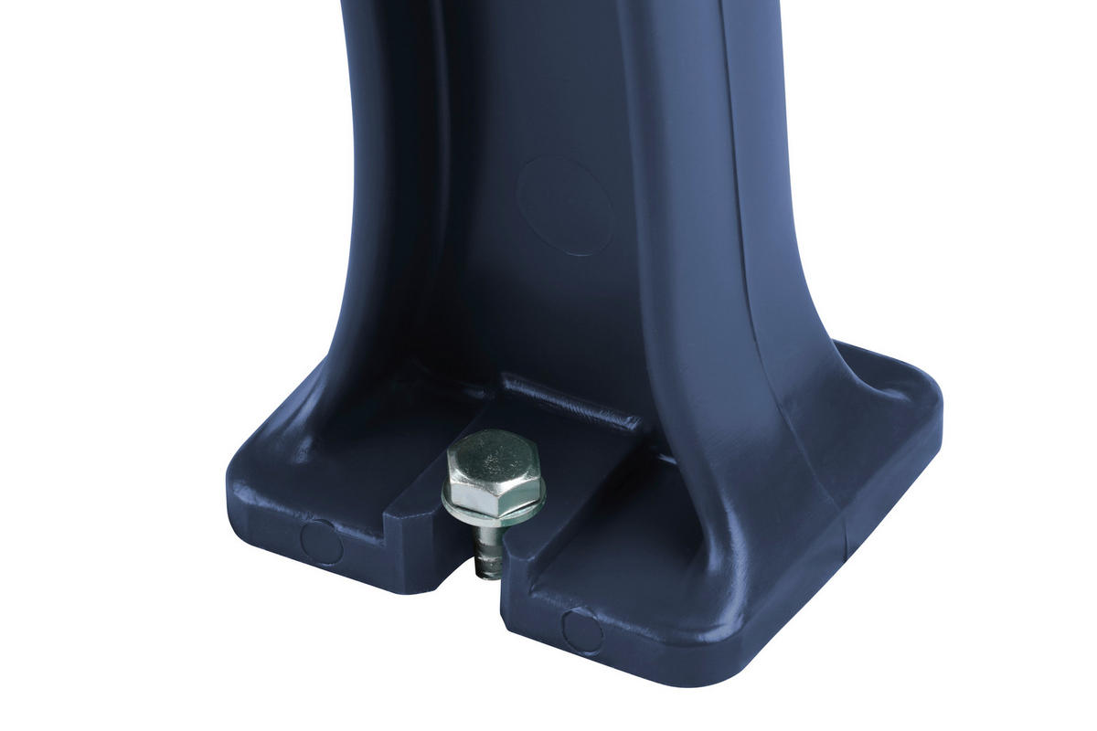 GARTENBANK 120/74/54 cm   - Blau, Basics, Kunststoff (120/74/54cm) - Modante
