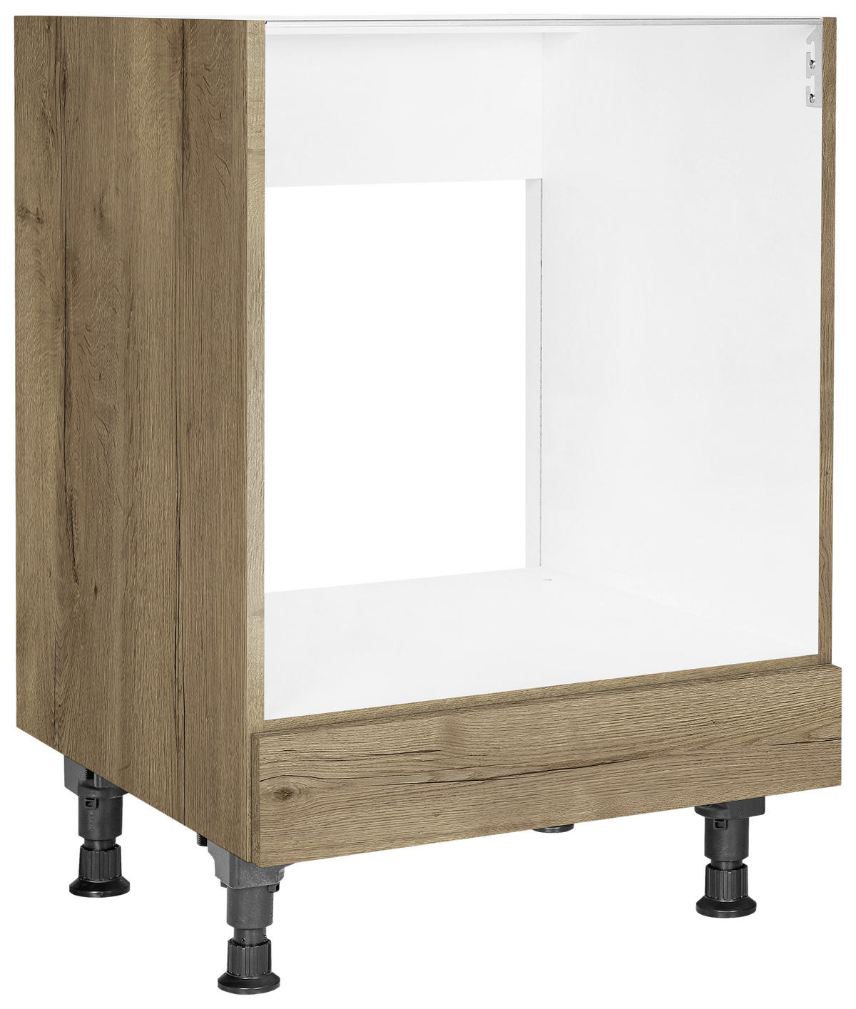 HERDUMBAUSCHRANK 60/87/56 cm  in Eiche dunkel  - Eiche dunkel, MODERN, Holzwerkstoff (60/87/56cm) - Nobilia