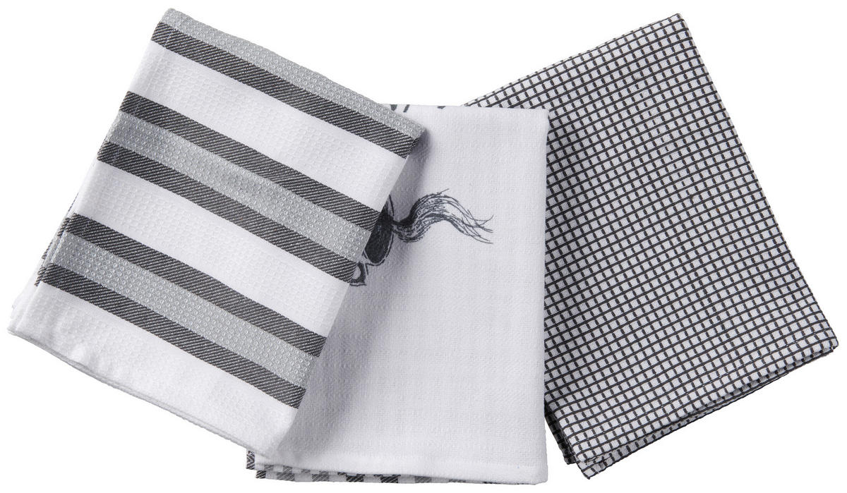 SADA UTĚREK 3dílné - šedá, Konvenční, textil (45/70cm) - Esposa