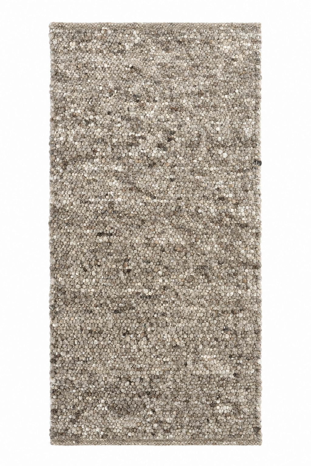 KÉZZEL SZŐTT SZŐNYEG   - barna/szürke, Basics, textil (70/130cm)