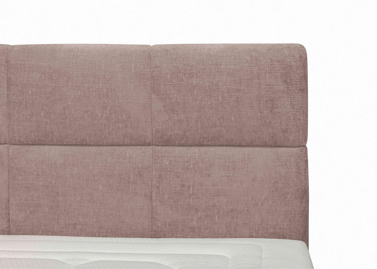 BOXSPRINGBETT 180/200 cm  in Altrosa  - Eichefarben/Altrosa, Konventionell, Holz/Textil (180/200cm) - Carryhome