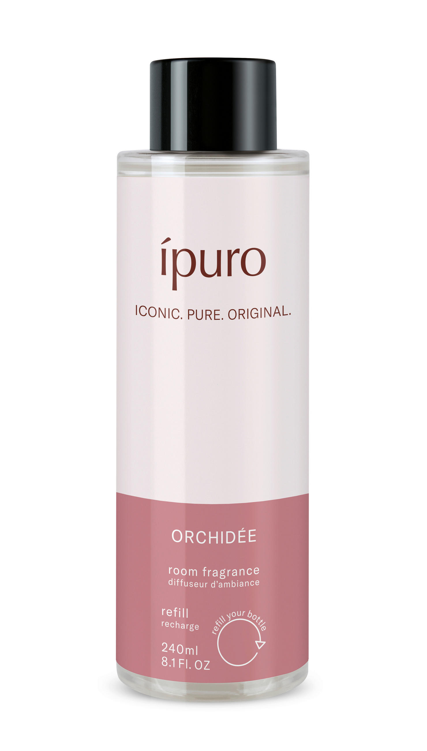 OSVJEŽIVAČ PROSTORA  240 ml  - magenta, Basics, plastika (240ml) - Ipuro