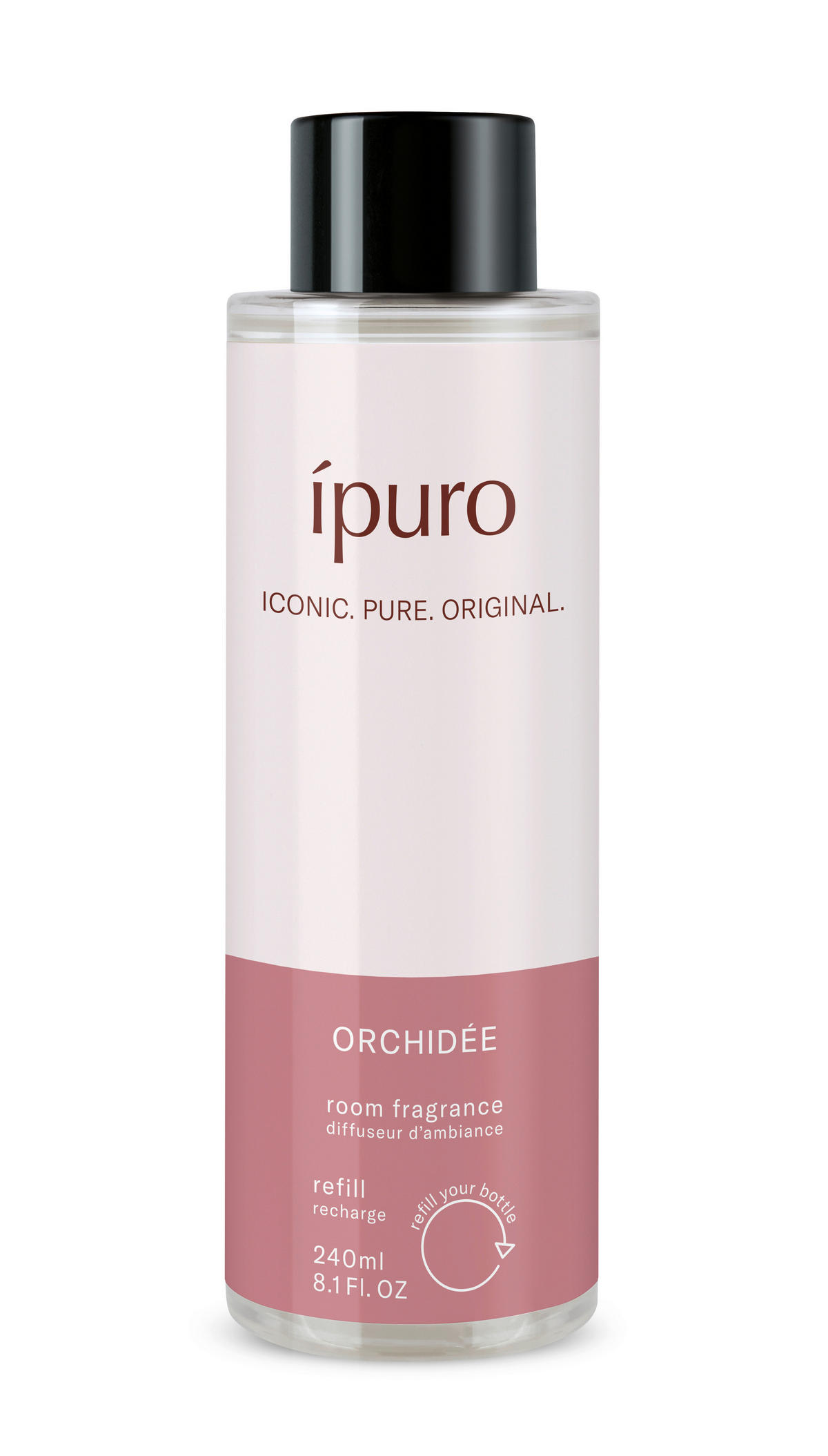 OSVJEŽIVAČ PROSTORA  240 ml  - magenta, Basics, plastika (240ml) - Ipuro