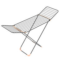 RUHASZÁRÍTÓ ÁLLVÁNY - fekete, Basics, fém (2,9kg)