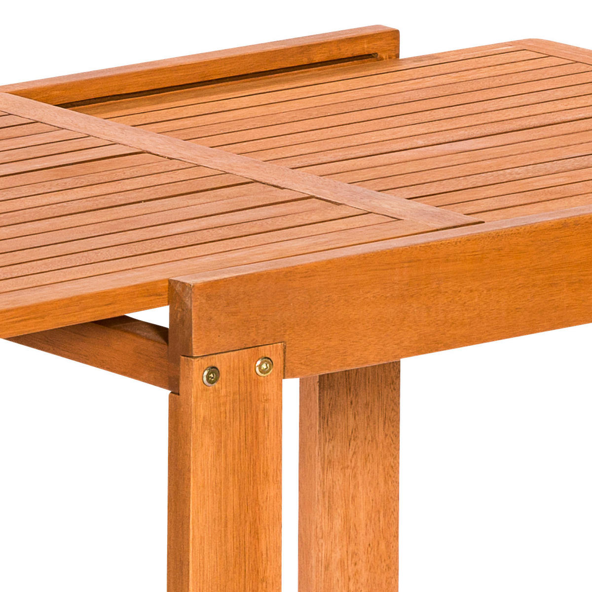 BALKONSET  5-teilig  - Braun/Grün, KONVENTIONELL, Holz/Textil - Gardenson