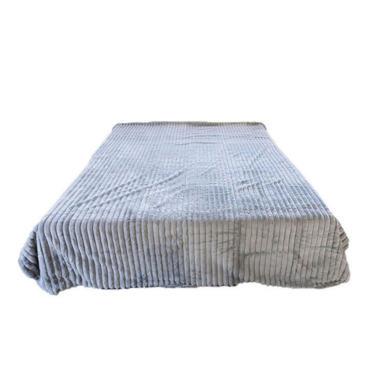 ÁGYTAKARÓ  - világosszürke, Basics, textil (230/4/250cm)