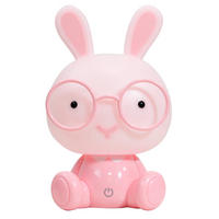 KINDERTISCHLEUCHTE 14/14/22 cm   - Pink, Basics, Kunststoff (14/14/22cm)