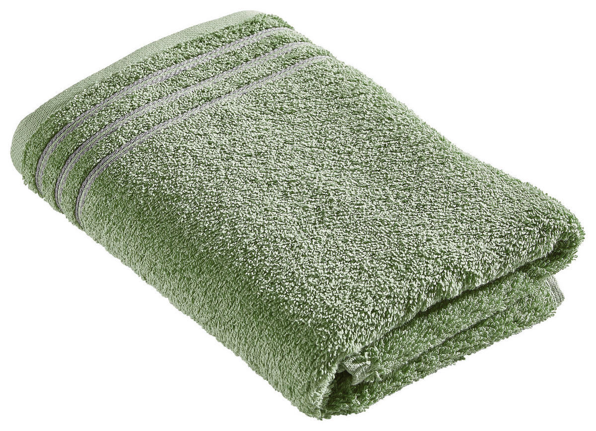 HANDTUCH GROSSETTO Grün  - Grün, Basics, Textil (50/100cm) - Vossen