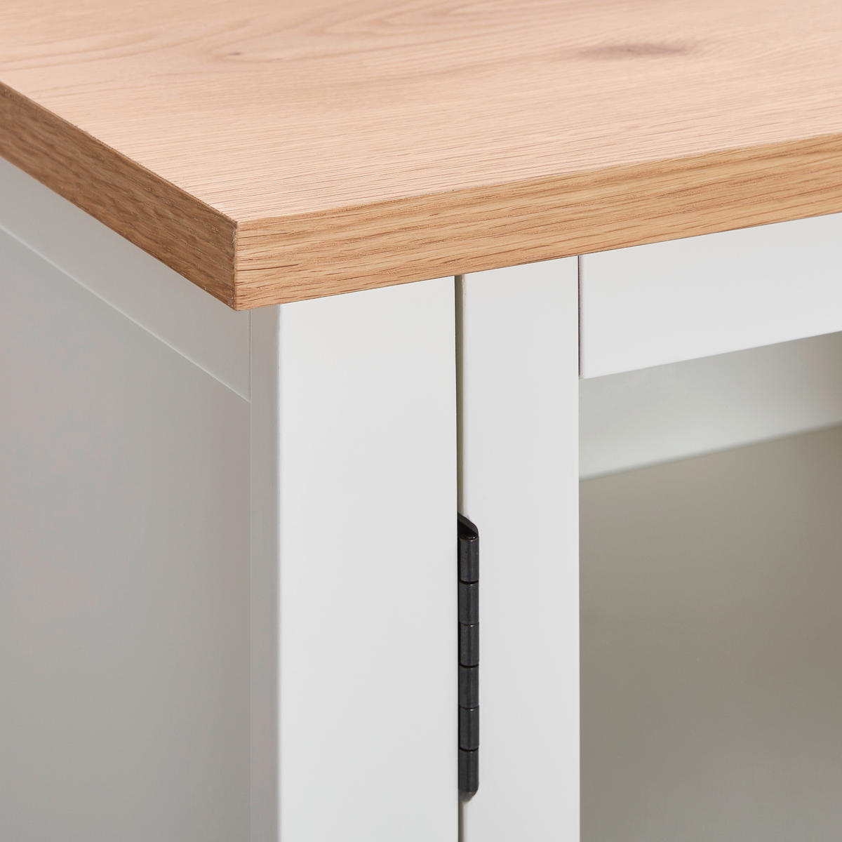 VITRINA 100/165/43 cm   - bijela/srebrne boje, Lifestyle, staklo/drvni materijal (100/165/43cm) - MID.YOU