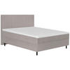 BOXSPRINGBETT 160/200 cm  in Grau  - Schwarz/Grau, Design, Holz/Textil (160/200cm) - Welnova