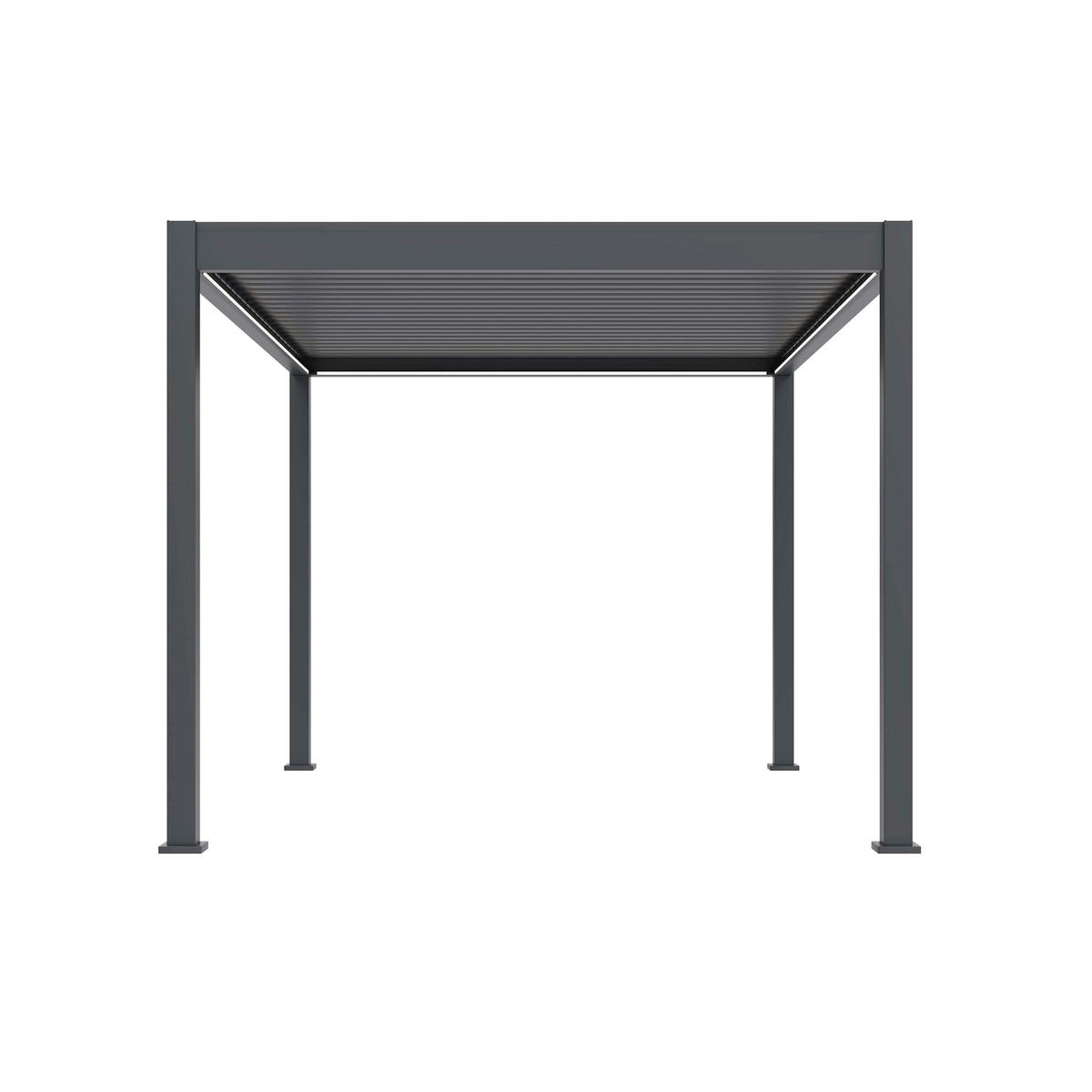 PERGOLA 300/400/255 cm   - Graphitfarben, Basics, Metall (300/400/255cm) - Gardenson