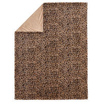FELLDECKE 150/200 cm  - Schwarz/Braun, Textil (150/200cm) - Dieter Knoll