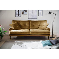 2-SITZER-SOFA TOKIO-2S SOFA in Samt Senfgelb  - Senfgelb, MODERN, Textil (180/89/100cm) - MID.YOU