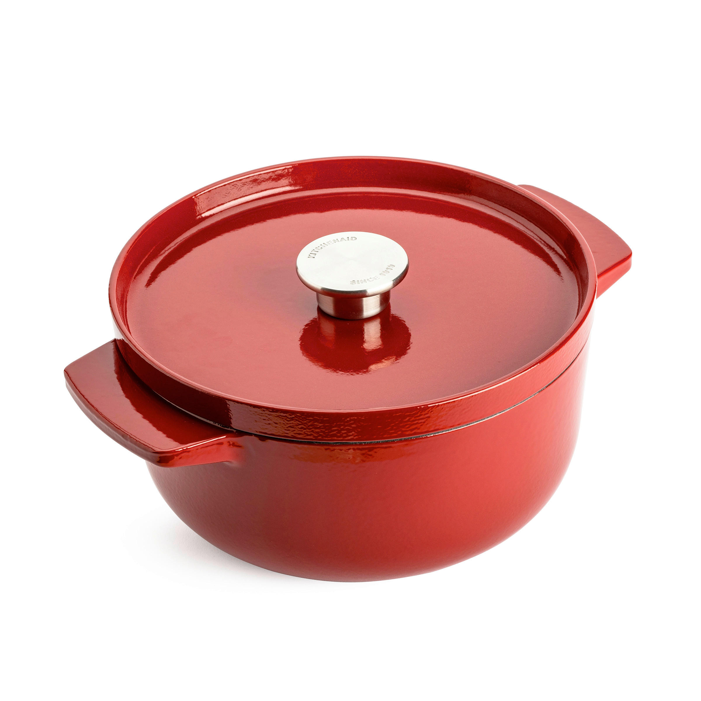 BRÄTER Cast Iron  - Rot/Creme, Basics, Metall (3.3l) - Kitchenaid