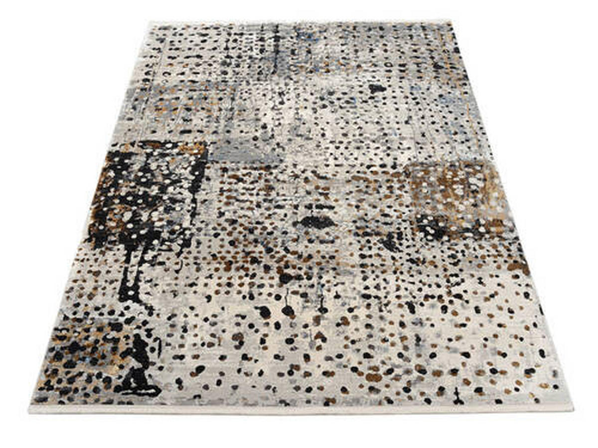 WEBTEPPICH 67/130 cm Colorado Point Grau, Multicolor, Hellgrau, Dunkelgrau  - Dunkelgrau/Multicolor, Design, Textil (67/130cm) - Musterring