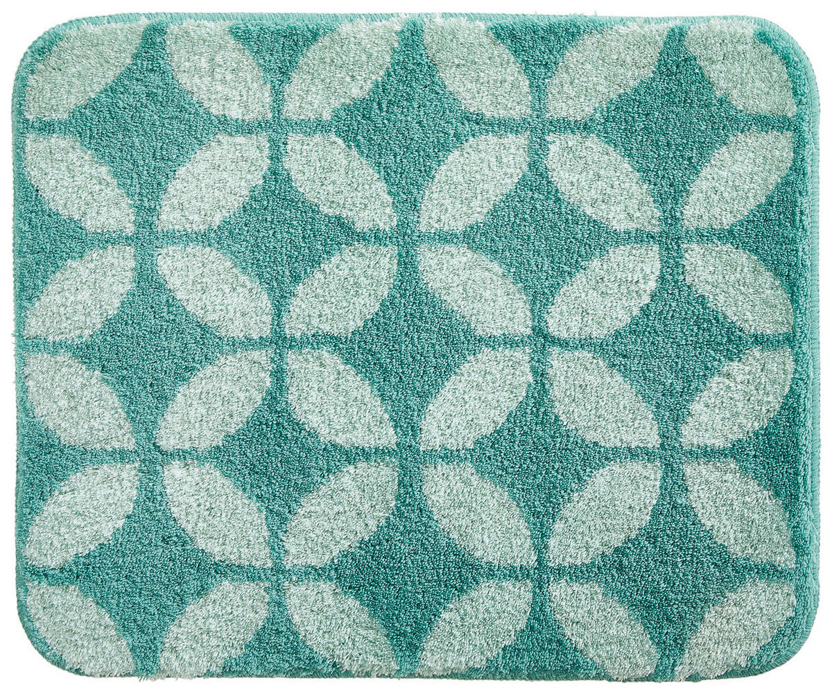 BADTEPPICH 50/60 cm Grün  - Grün, Basics, Kunststoff/Textil (50/60cm) - Kleine Wolke