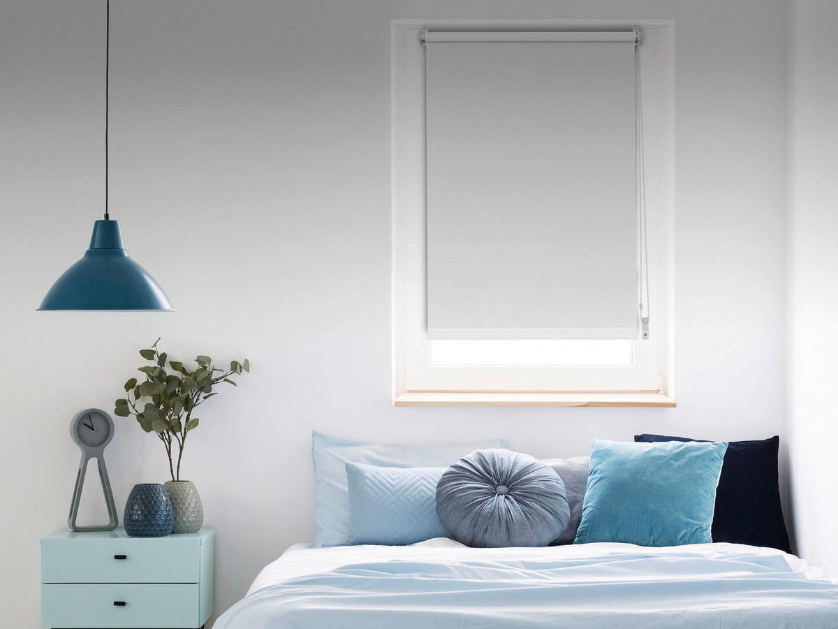 ROLETA, polopriehľadné, 75/160 cm - biela, Design, textil/plast (75/160cm) - Boxxx