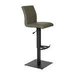 BARHOCKER in Metall, Textil Grau, Schwarz  - Schwarz/Grau, Design, Textil/Metall (40/112/41cm) - Dieter Knoll