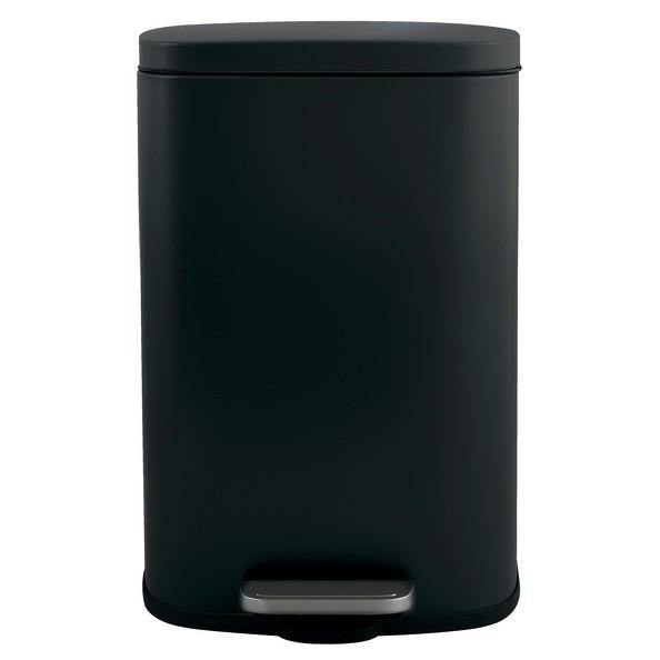 TRETEIMER 30 L  - Schwarz, Basics, Kunststoff/Metall (34,3/23,5/62,9cm) - Spirella