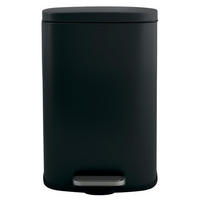 TRETEIMER 30 l  Metall  - Schwarz, Basics, Kunststoff/Metall (34,3/23,5/62,9cm) - Spirella
