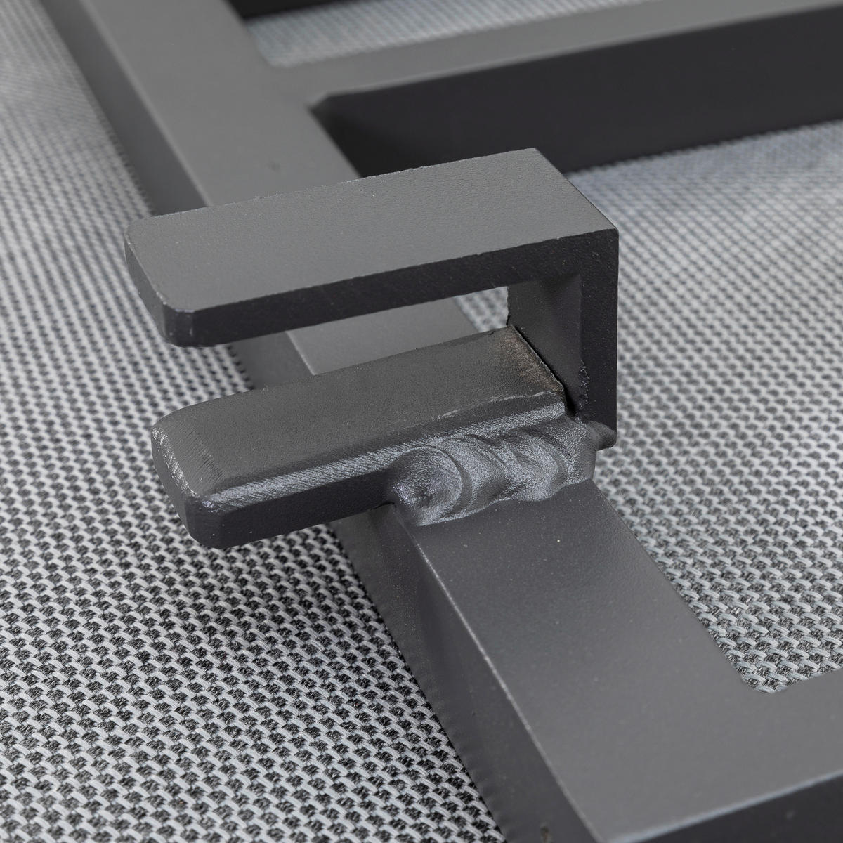 LOUNGEGARNITUR   253/70/175 cm Teakholz Aluminium  - Anthrazit/Grau, Basics, Holz/Textil (253/70/175cm) - Gardenson