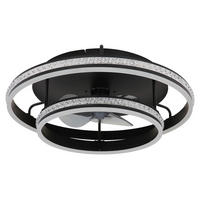 DECKENVENTILATOR  60/20 cm    - Klar/Weiss, Design, Kunststoff/Metall (60/20cm) - Globo