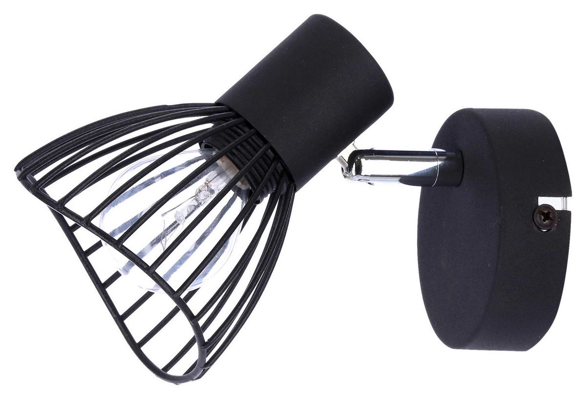 WANDSTRAHLER 8/12/12 cm   - Schwarz, Basics, Metall (8/12/12cm)