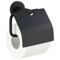 TOILETTENPAPIERHALTER - Schwarz, Basics, Metall (15/13,5/7cm) - Wenko
