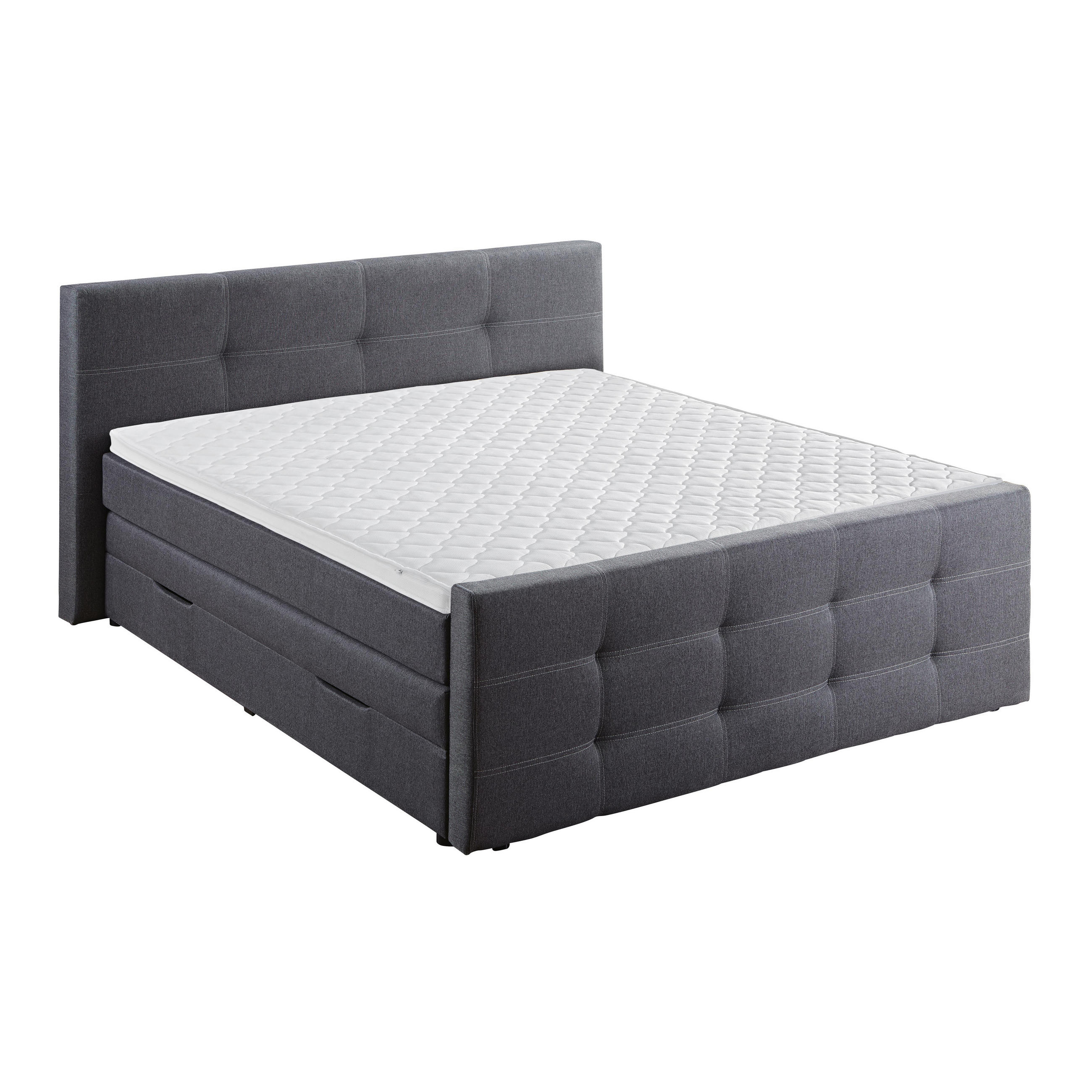 Boxspringbett Flachgewebe Inkl Matratze Bettkasten Topper Jetzt Nur Online Xxxlutz