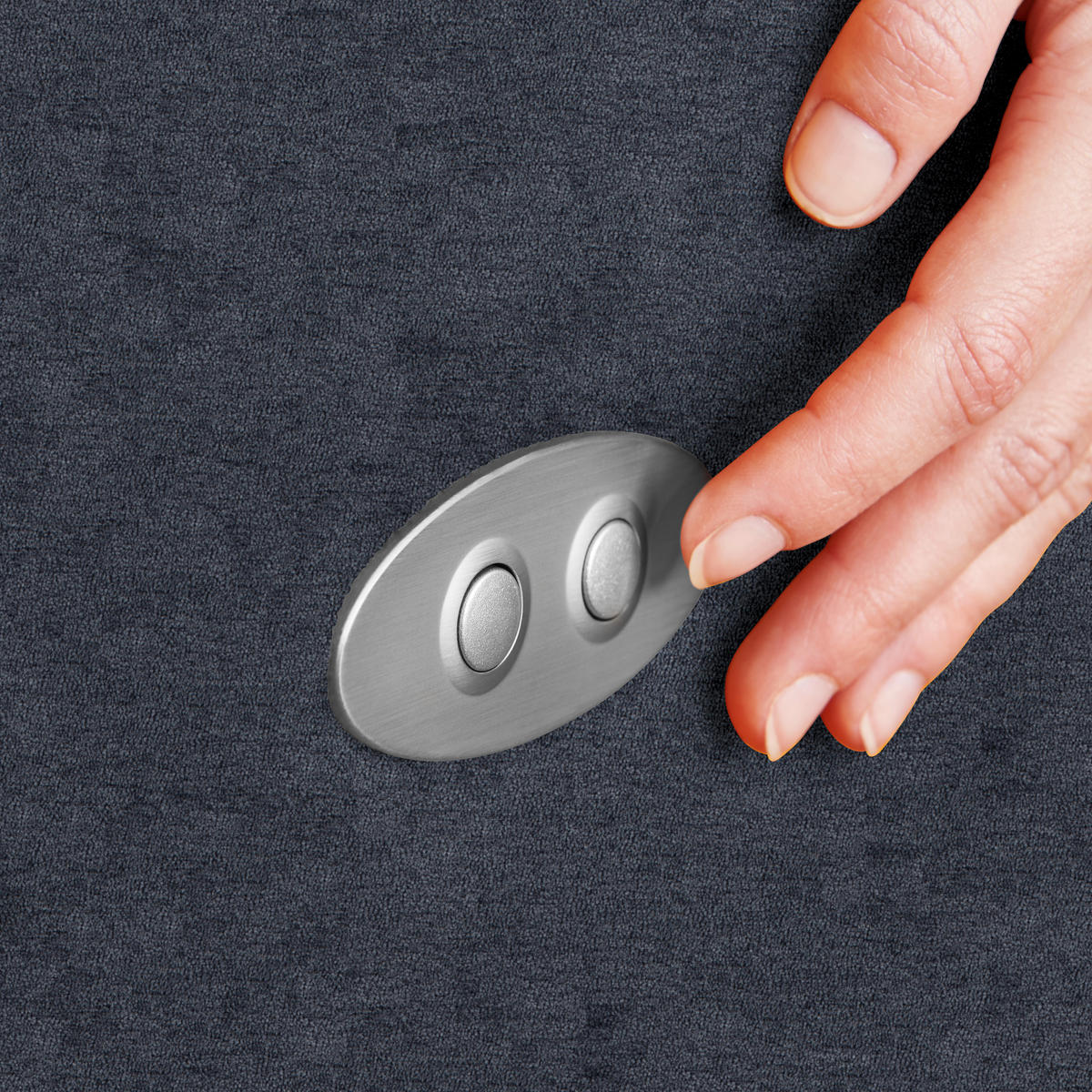 ECKSOFA  in Mikrofaser Dunkelgrau  301/207 cm  - Dunkelgrau/Schwarz, Design, Textil/Metall (301/207cm) - Xora