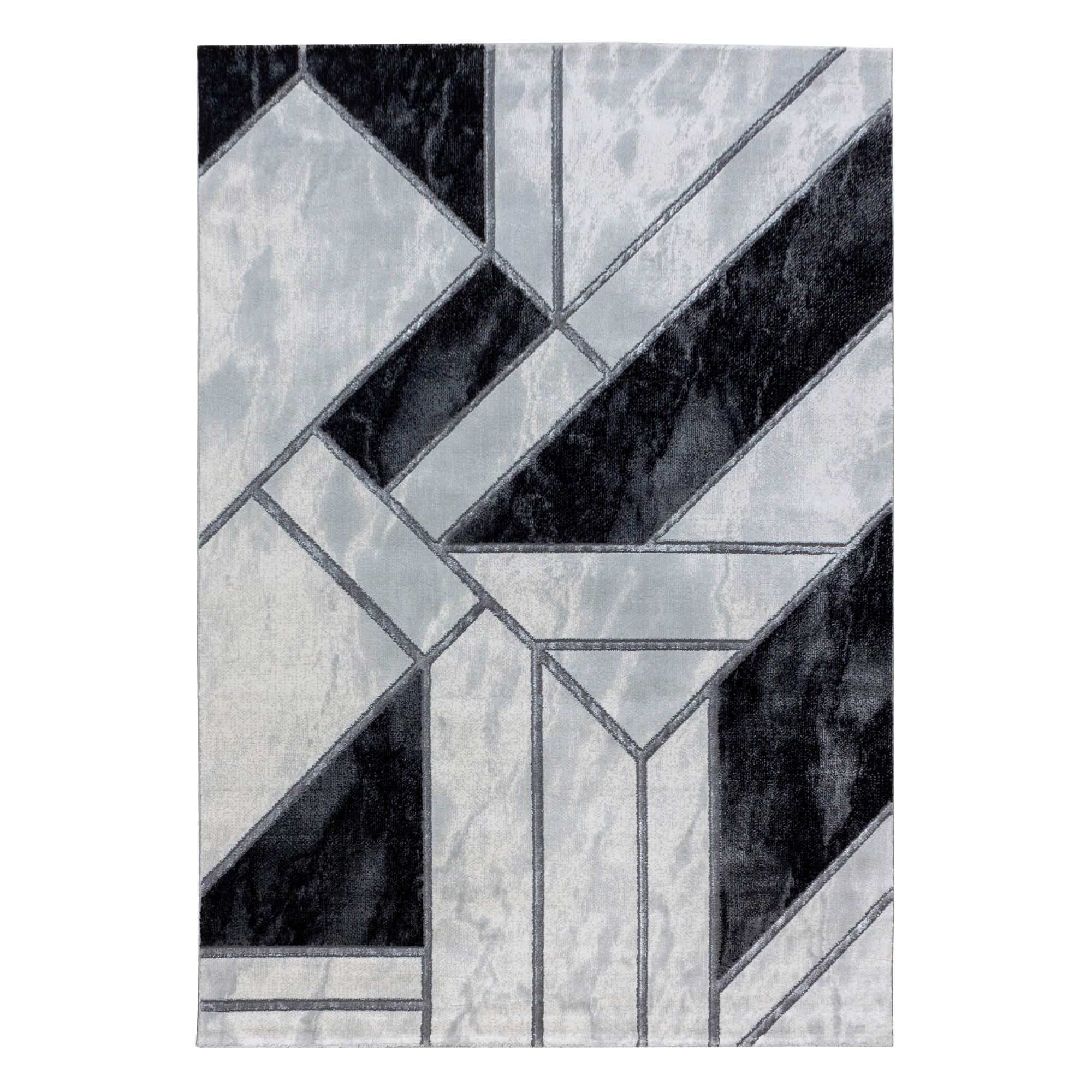 VÄVD MATTA 240/340 cm Naxos 3817 silber  - silver, Design, textil (240/340cm)