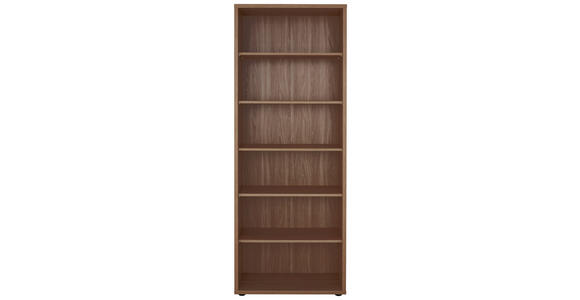 AKTENREGAL 81,8/215,2/40,0 cm - Trüffeleichefarben/Schwarz, KONVENTIONELL, Holzwerkstoff/Kunststoff (81,8/215,2/40,0cm) - Voleo