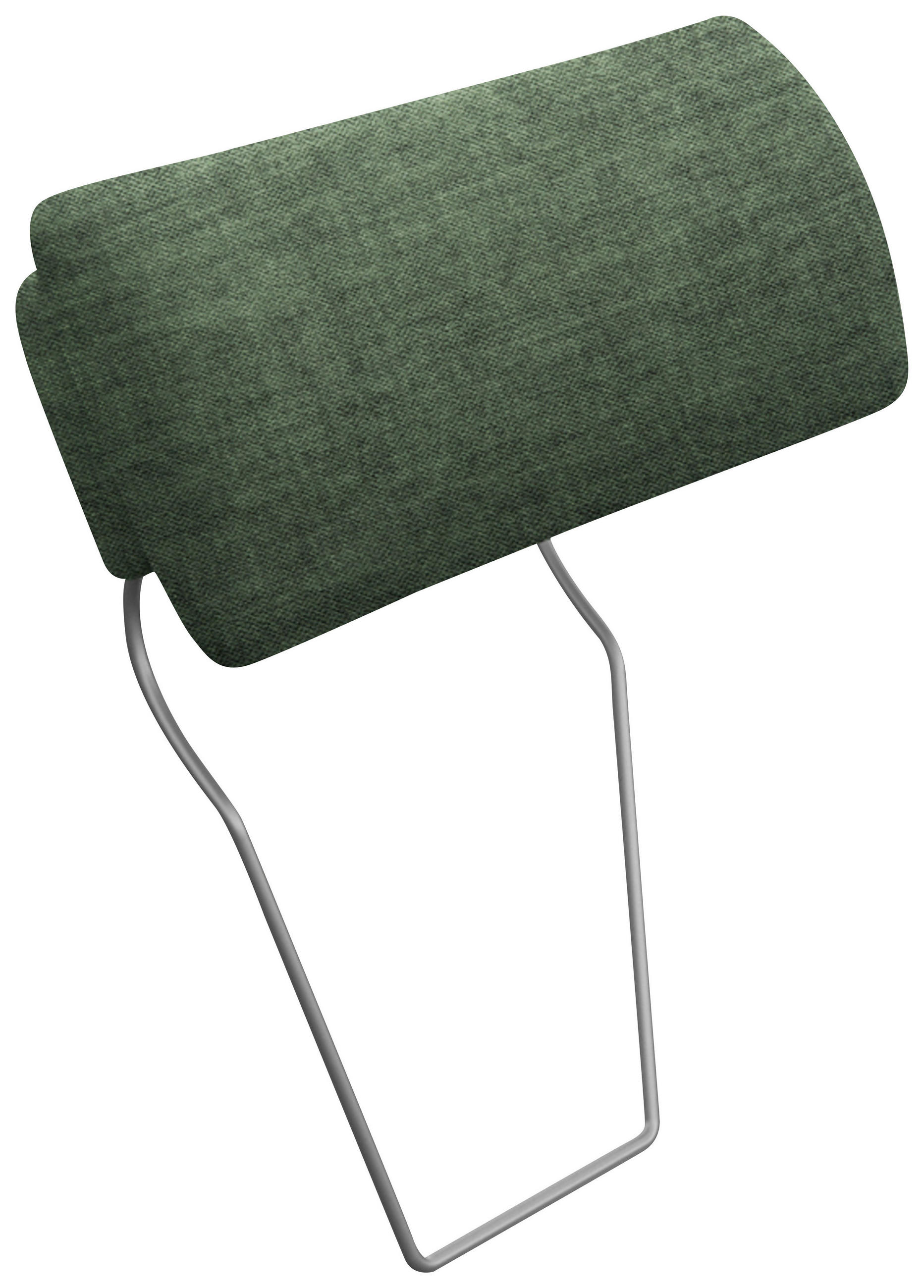 KOPFSTÜTZE - Grün, KONVENTIONELL, Textil (55/28/18cm) - Hom`in